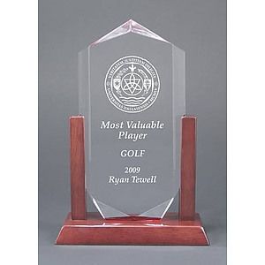 9" Royal Crown Acrylic Award