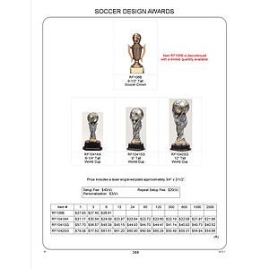 9 1/2" Soccer Crown Figure Award