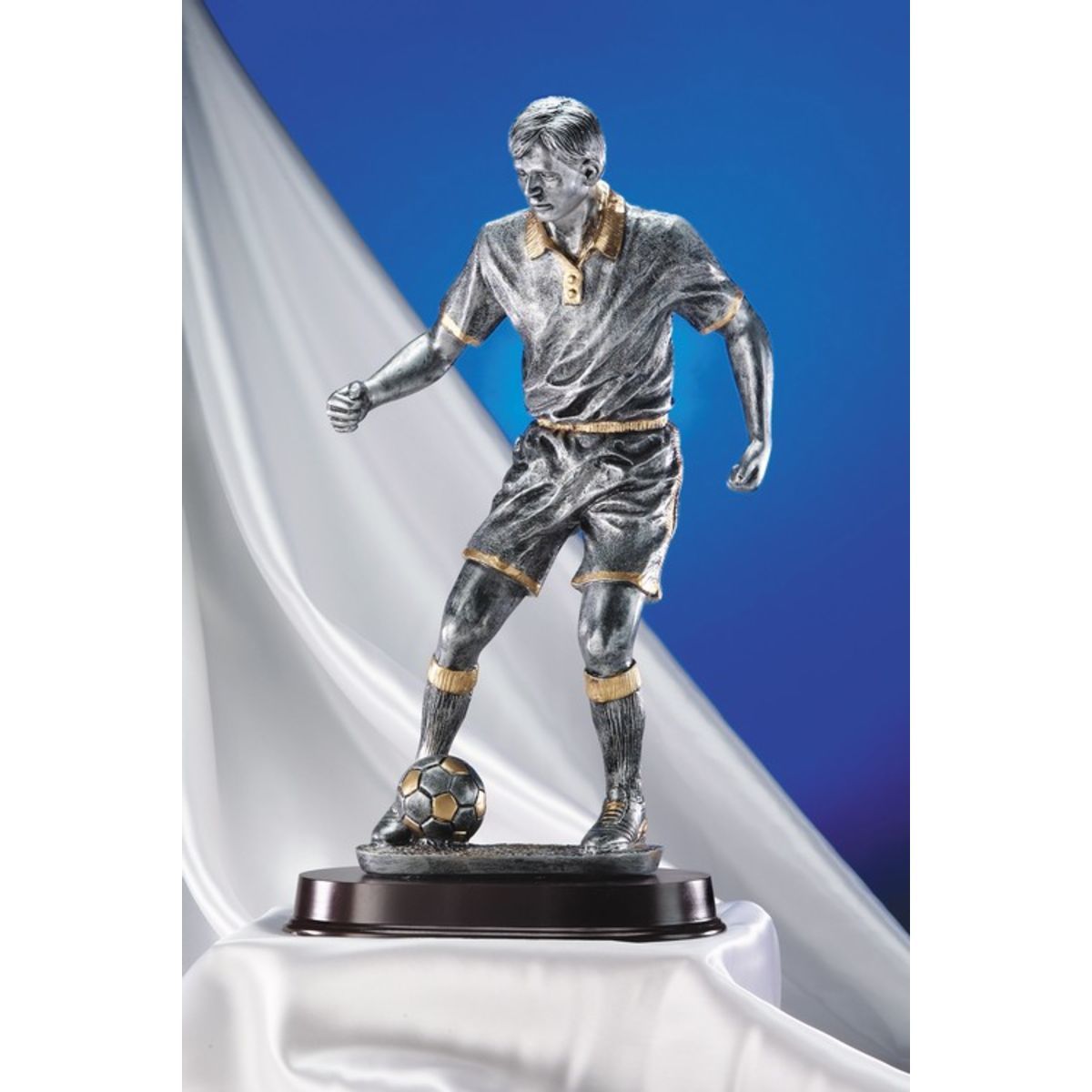 18" Soccer Push Male Figure Award