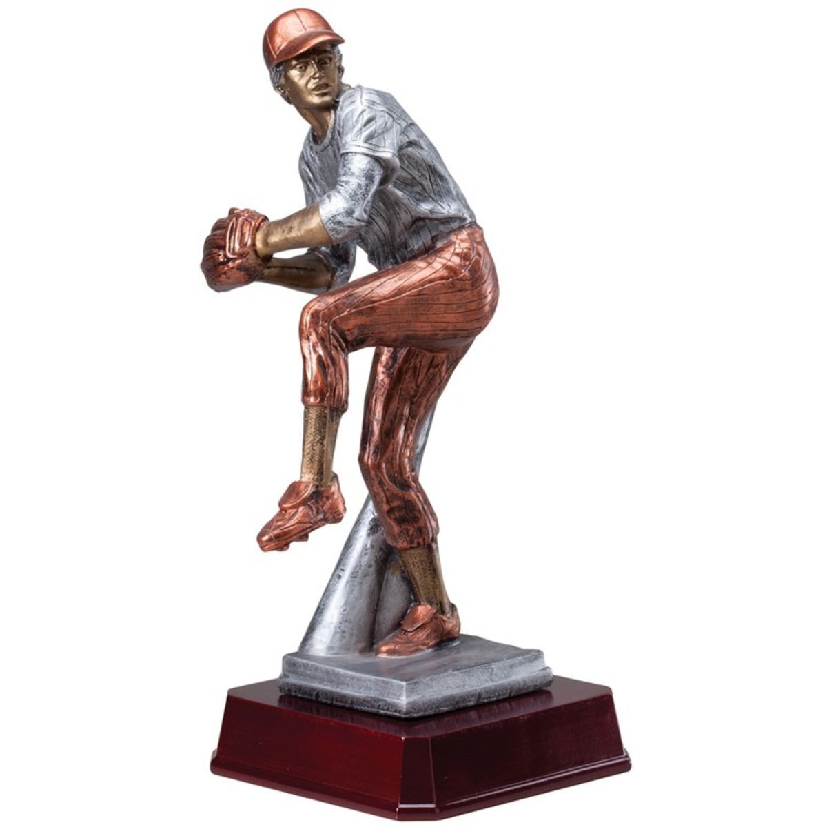 Baseball Pitcher, Multi-Color Large Statuette