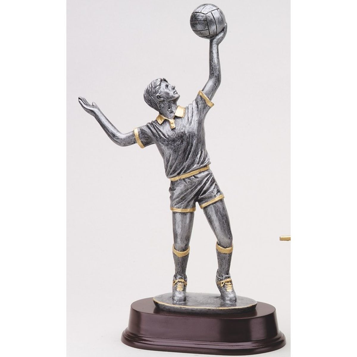 11" Tall Volleyball Male Figure Award