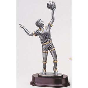 11" Tall Volleyball Male Figure Award