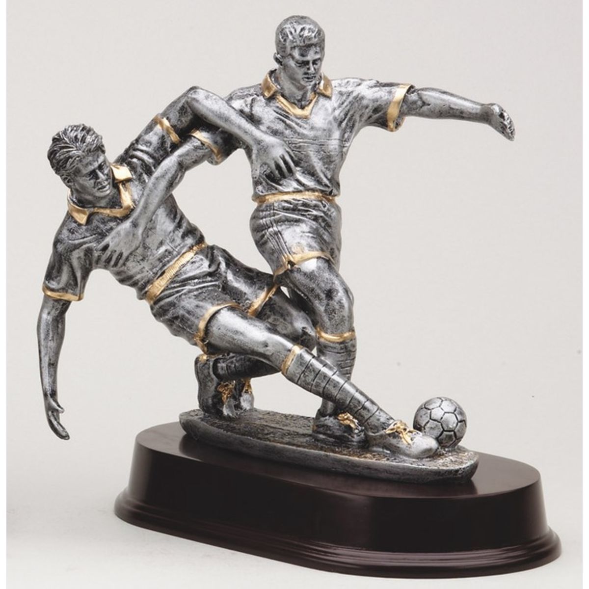 8" Tall Double Action Soccer Male Figure Award