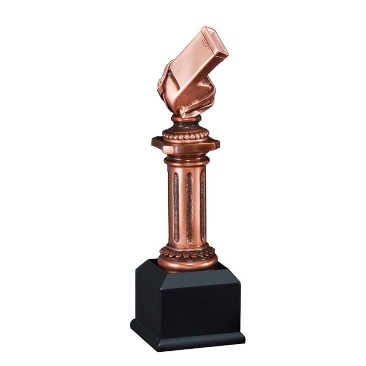 Whistle Electroplated Resin Sculpture