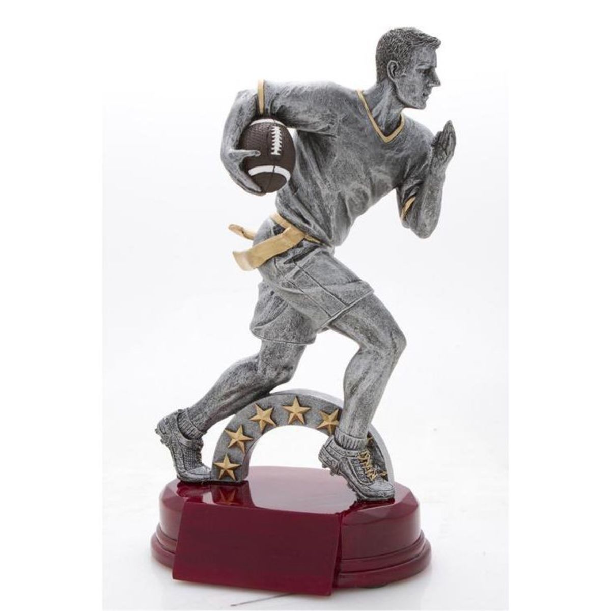 8-1/4" Flag Football Resin Figure