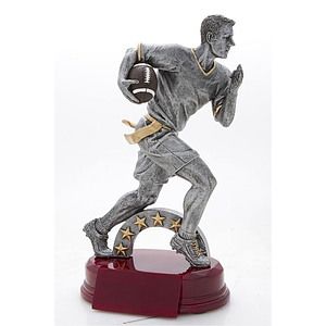 8-1/4" Flag Football Resin Figure