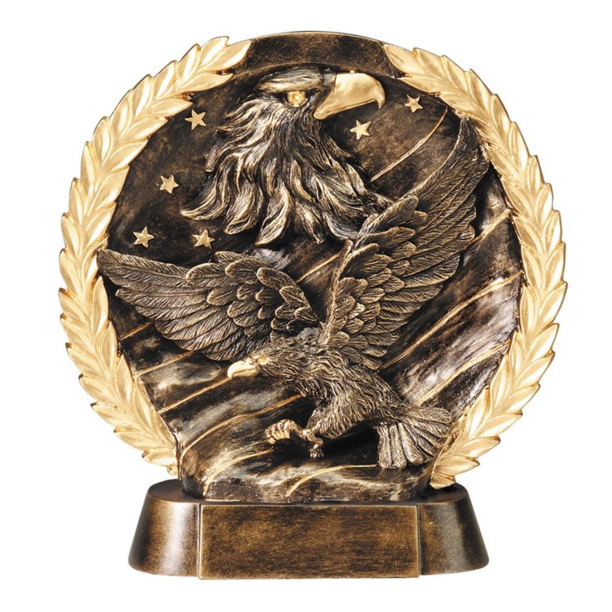 Eagle High Relief Circular Plate Award