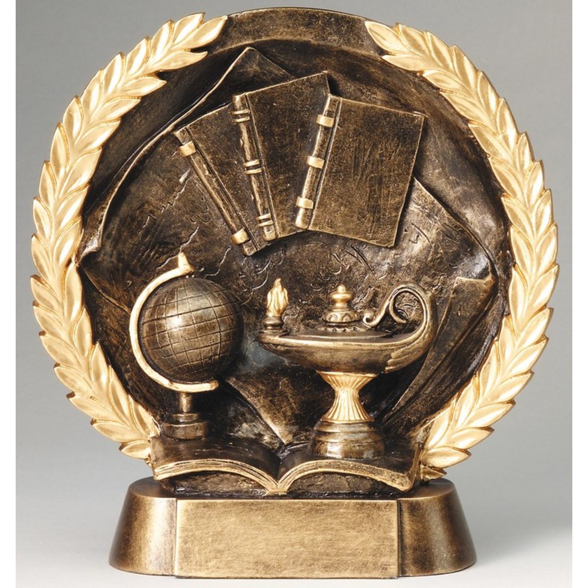 Knowledge High Relief Circular Plate Award