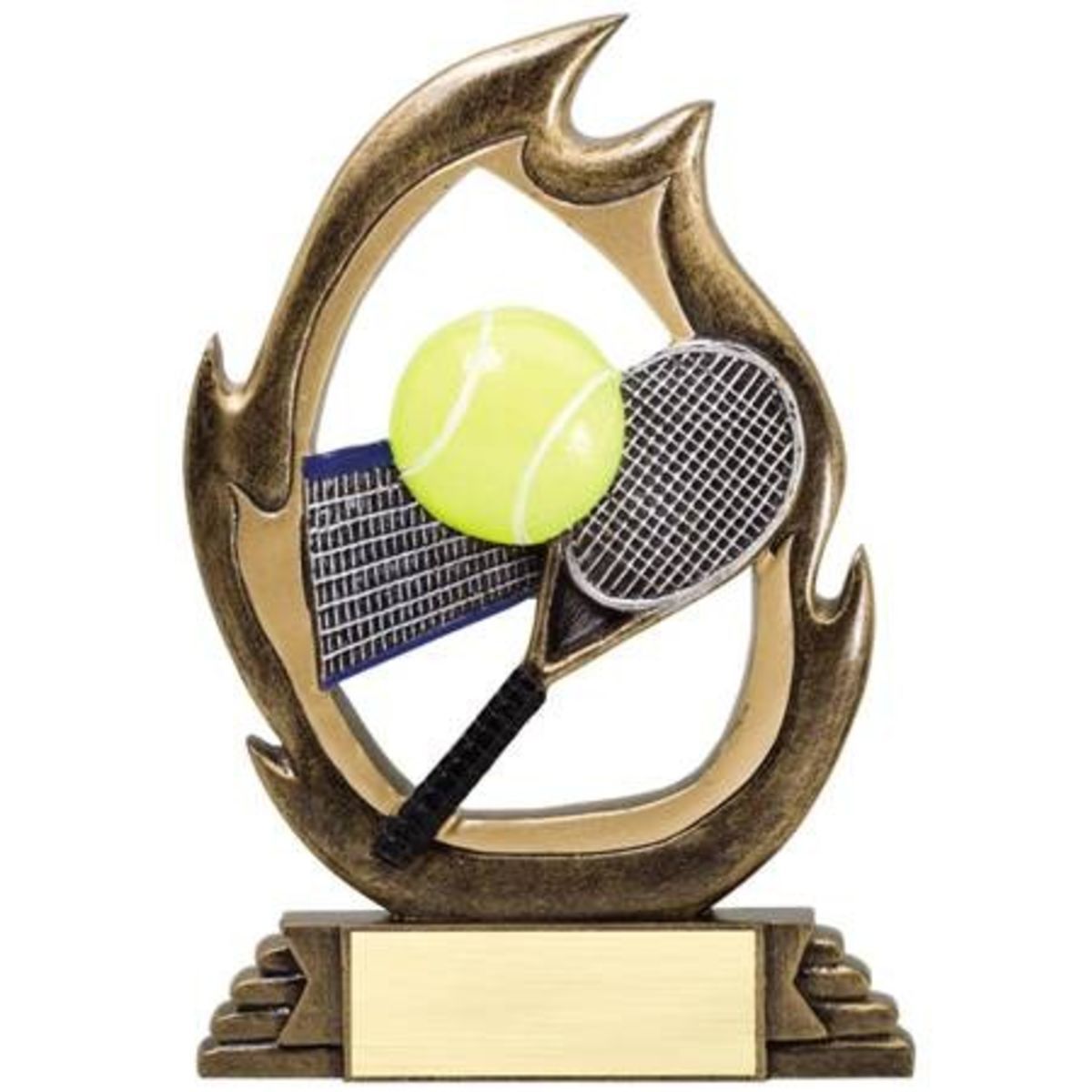 7 1/4" Tall Tennis Flame Series Award