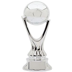 Metalized Plated Resin Soccer Award.