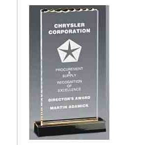 4-1/2" x 8" Gold Reflection Ice Top Acrylic Award