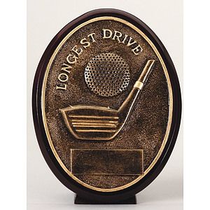 Longest Drive - Resin Plate Golf Award