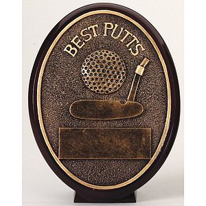 Best Putts - Resin Plate Golf Award