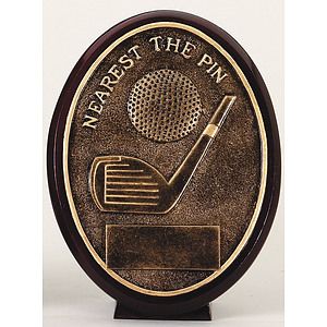 Nearest The Pin - Resin Plate Golf Award