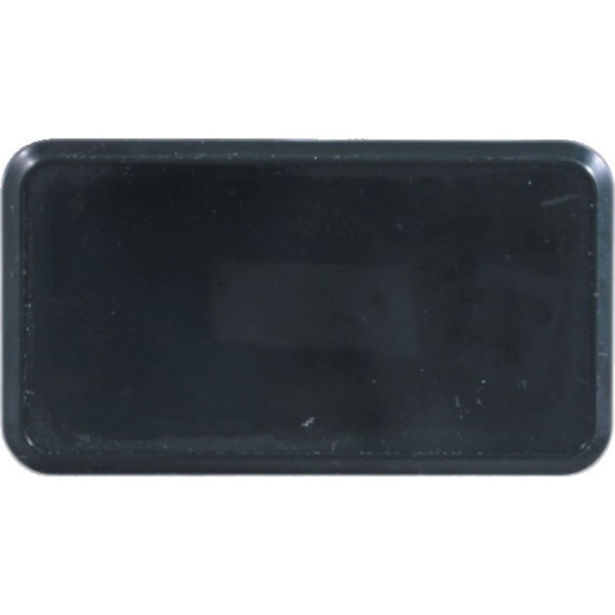 Black Rectangular Name Badge Frame with Round Corners