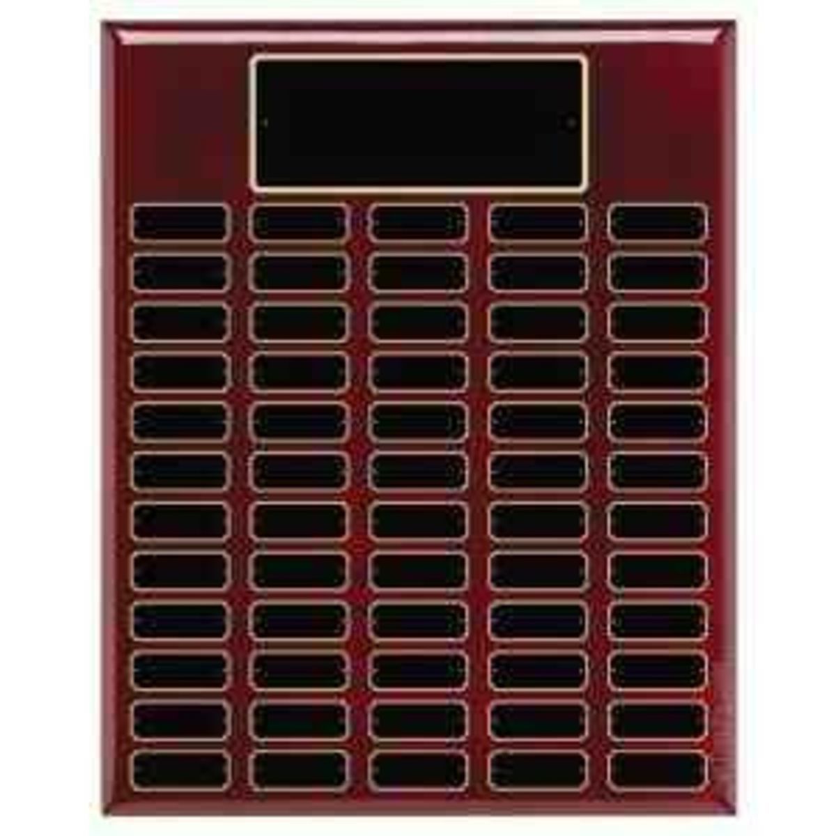 60 Plate Rosewood Piano Finish Perpetual Plaques