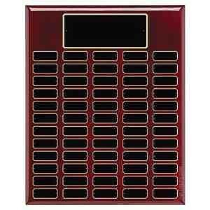 60 Plate Rosewood Piano Finish Perpetual Plaques