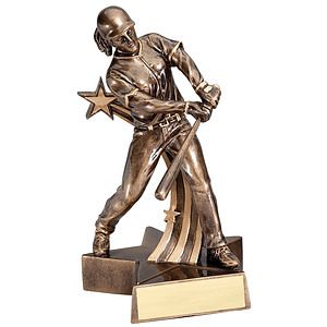 6 1/2" Tall Softball Female Superstar Resin Award