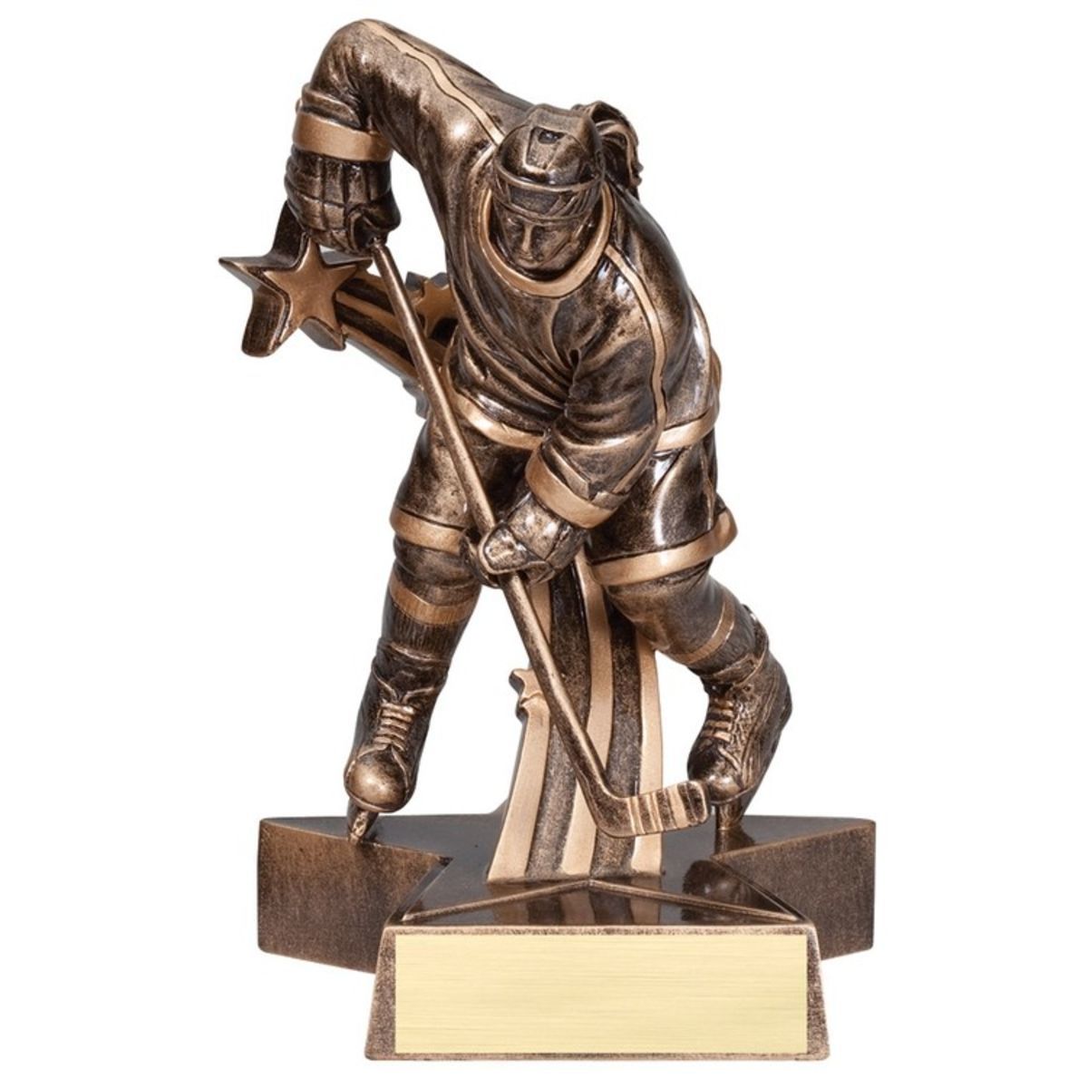 6 1/2" Tall Hockey Female Superstar Resin Award