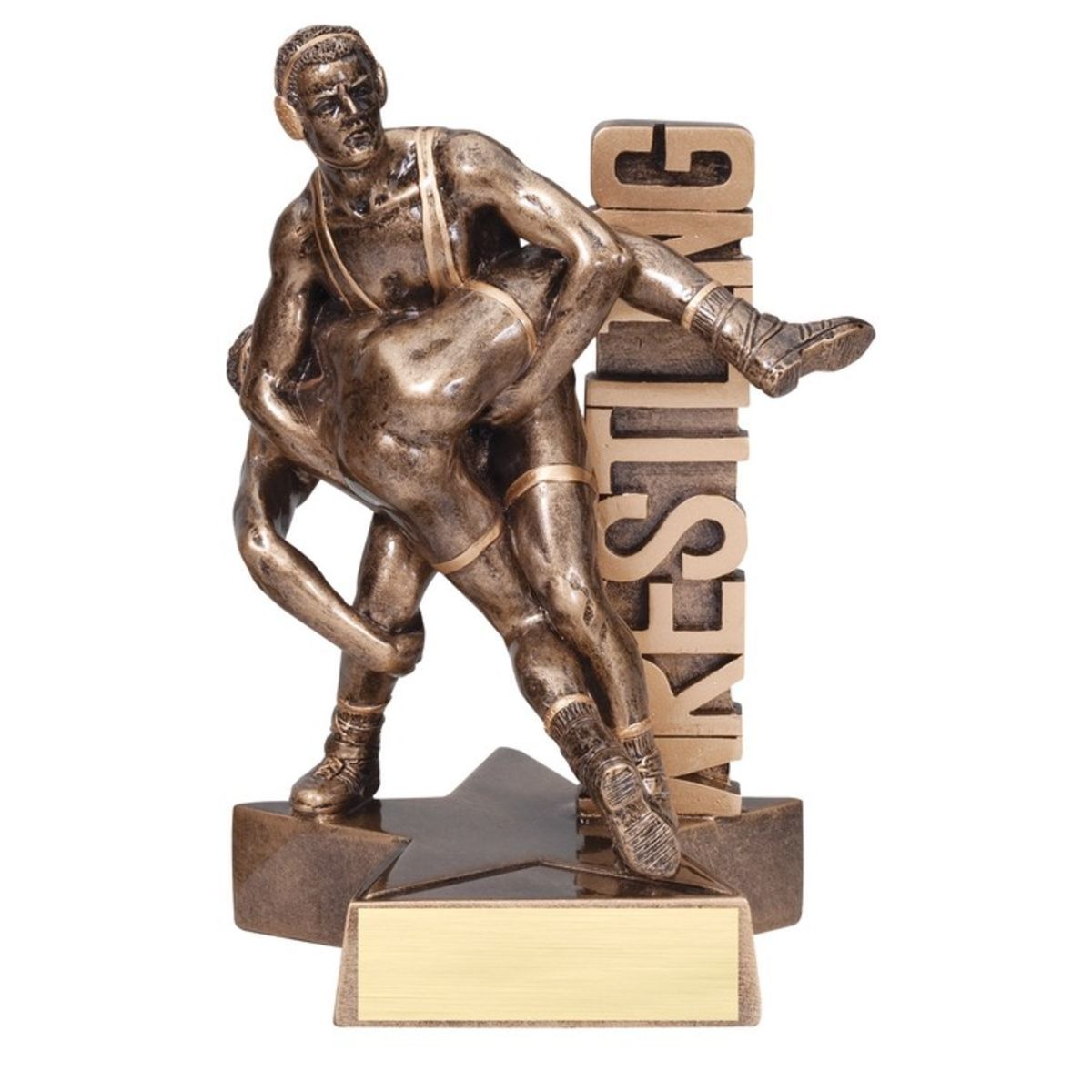8 1/2" Tall Wrestling Billboard Resin Award