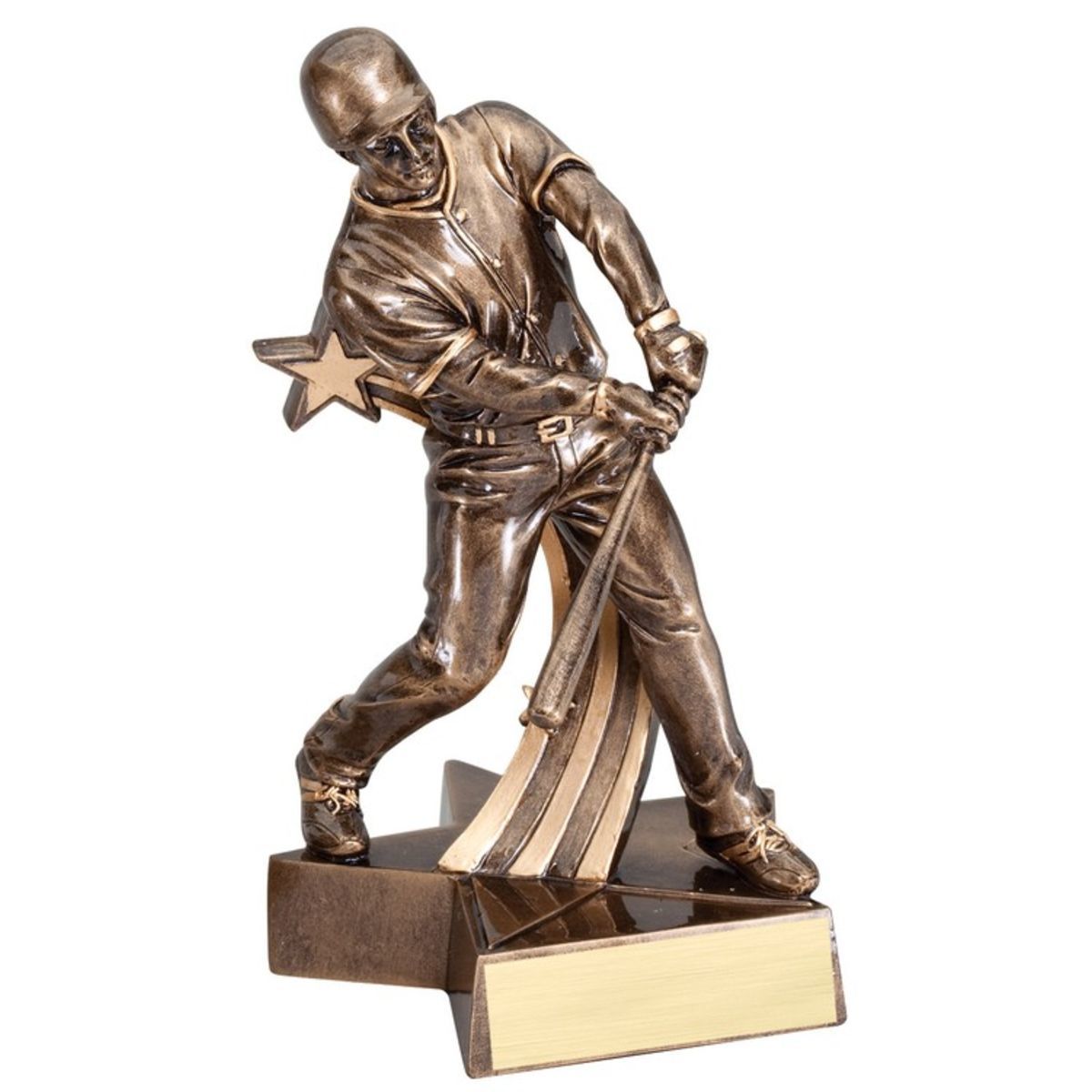 8 1/2" Tall Baseball Male Superstar Resin Award