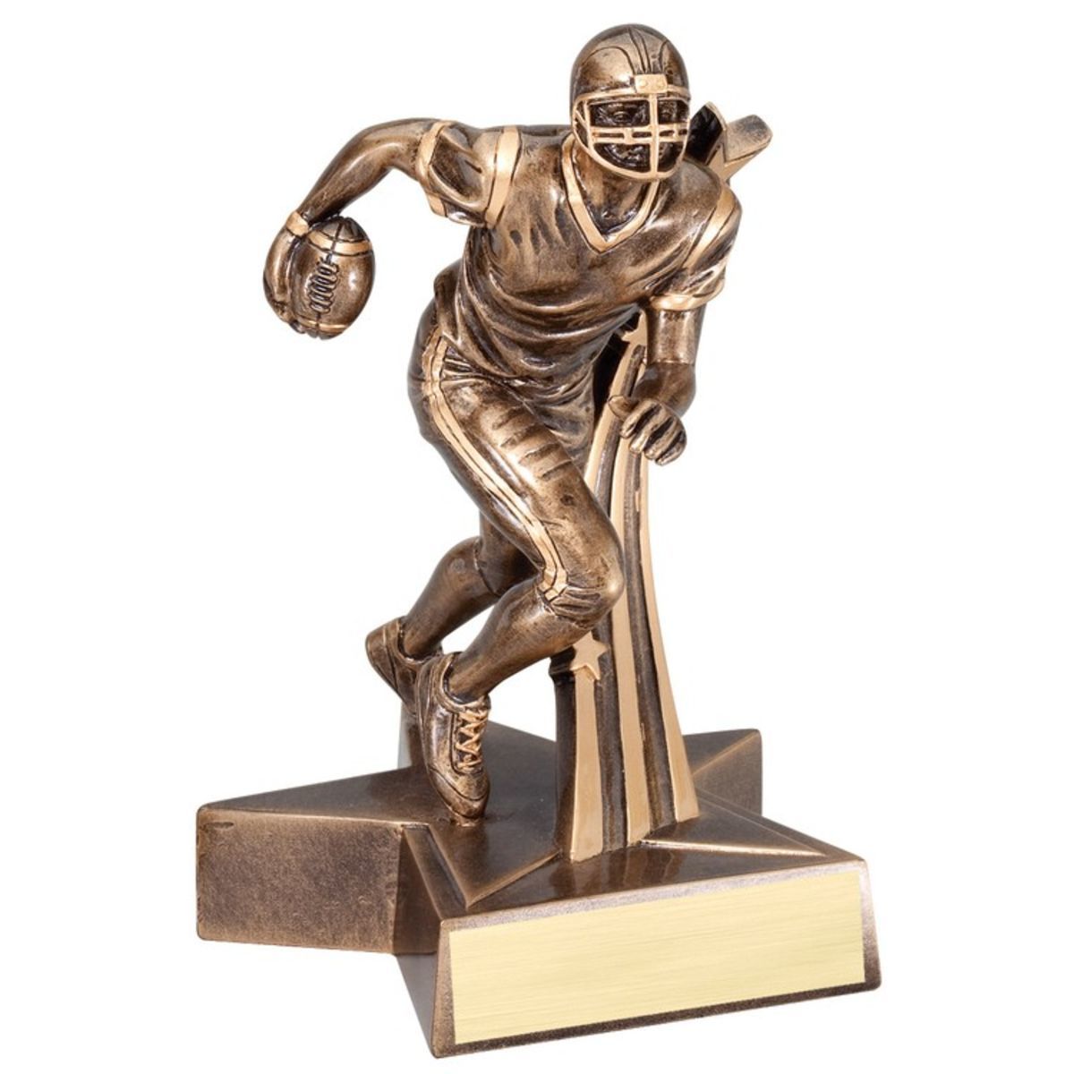 8 1/2" Tall Football Superstar Resin Award