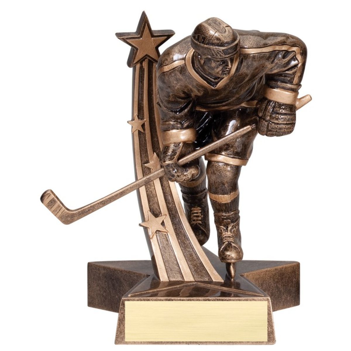 8 1/2" Tall Hockey Male Superstar Resin Award