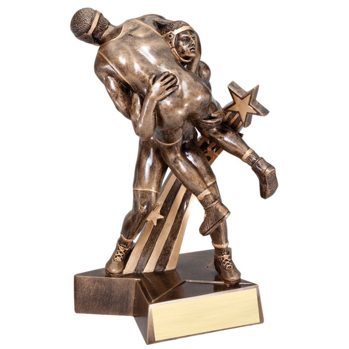 8 1/2" Tall Wrestling Superstar Resin Award