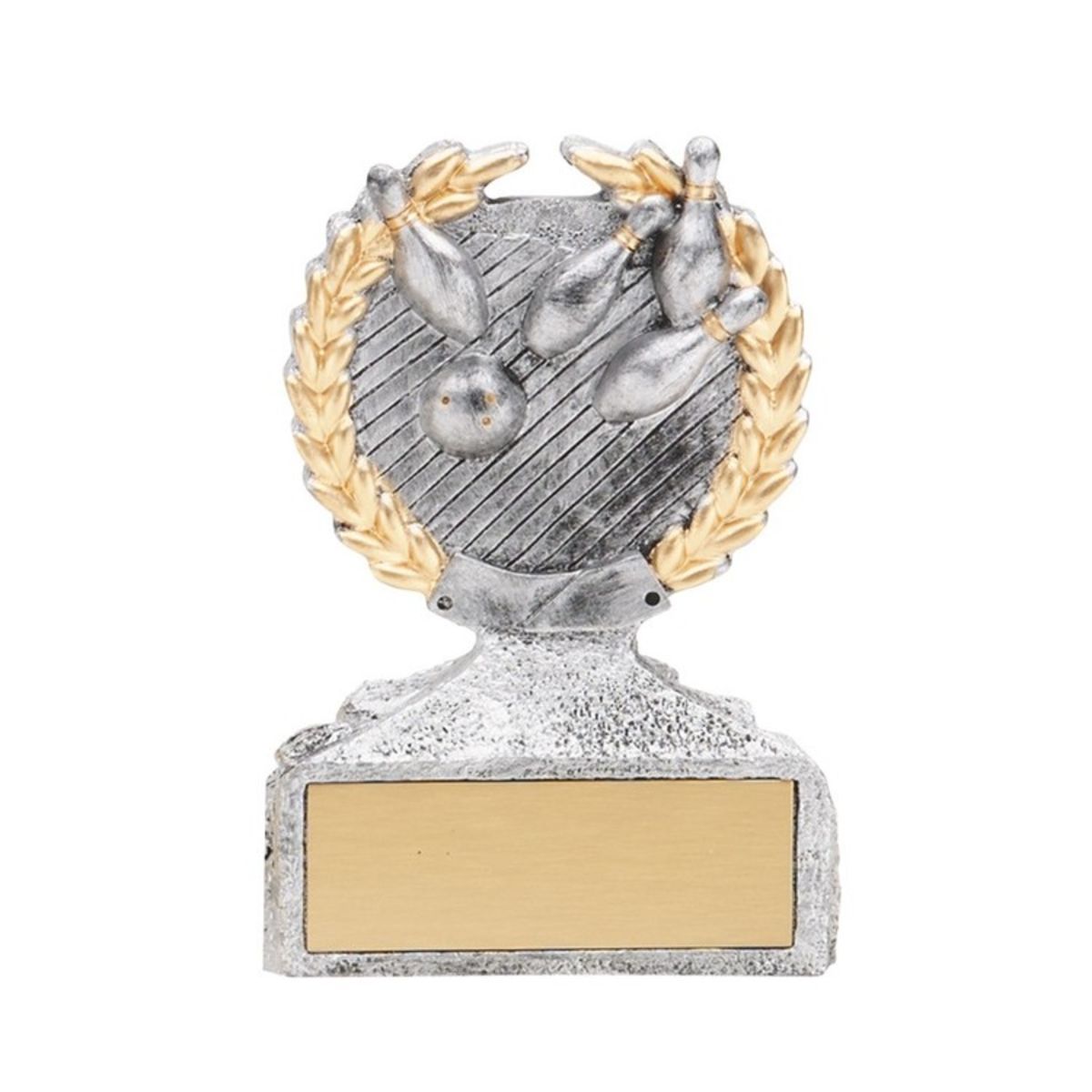 Bowling Pewter & Gold Sculpture Award