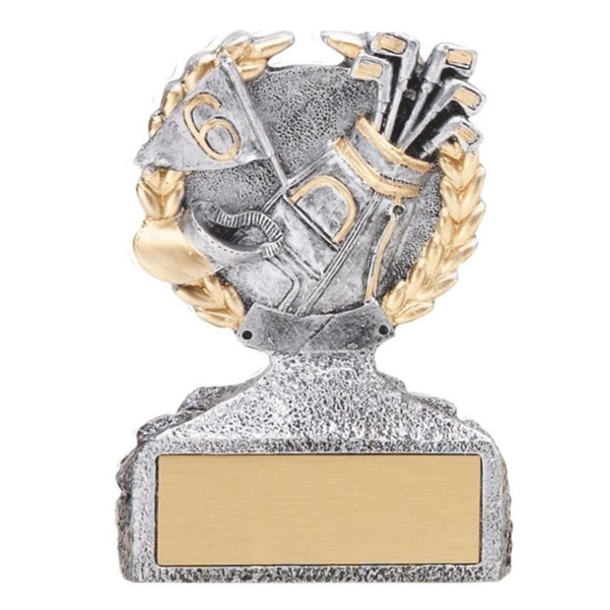 Golf Pewter & Gold Sculpture Award