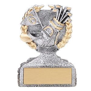 Golf Pewter & Gold Sculpture Award