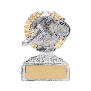Track Pewter & Gold Sculpture Award