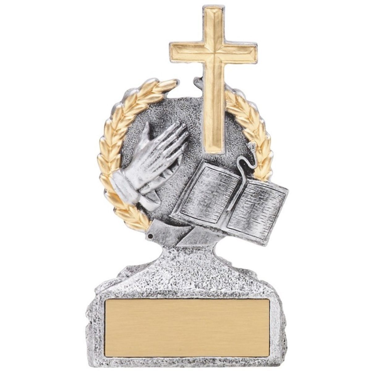 Religion Pewter & Gold Sculpture Award