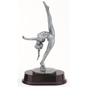 10 1/2" Tall Gymnastics Female Figure Award