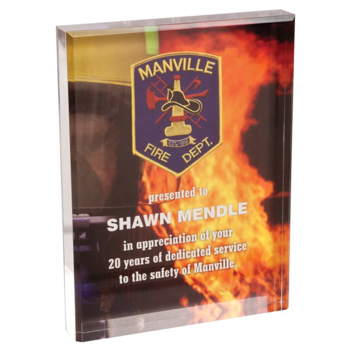 6" x 8" Full Color Sublimated Acrylic Award