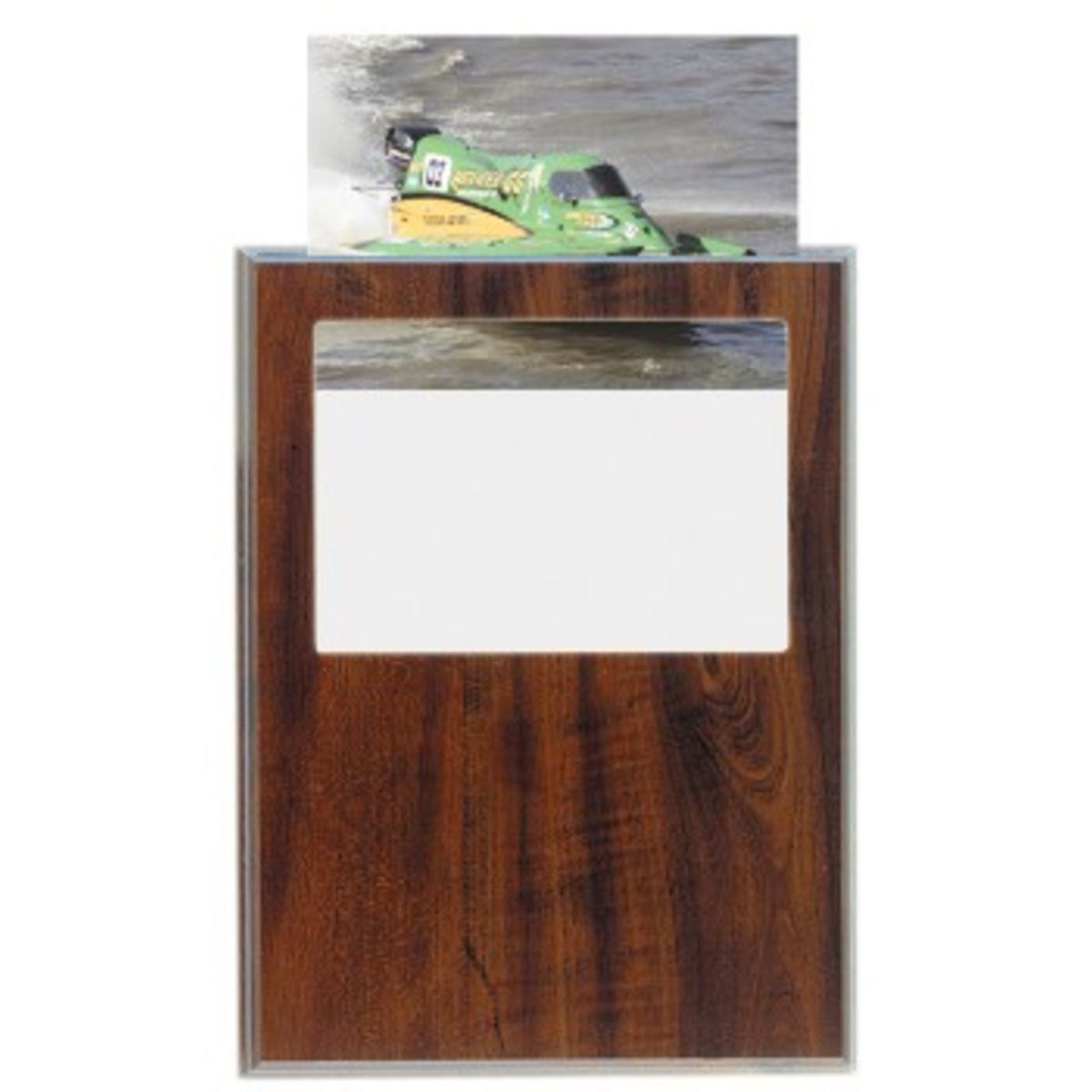 9" x 12" Cherry Finish Slide-In Frame Plaque