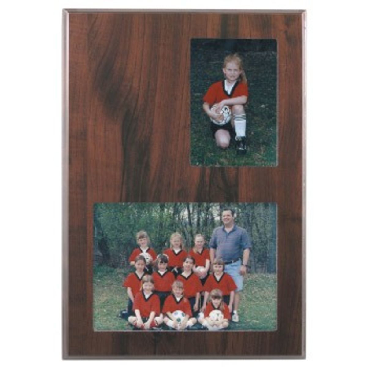 9" x 13" Cherry Finish Slide-In Frame Plaque