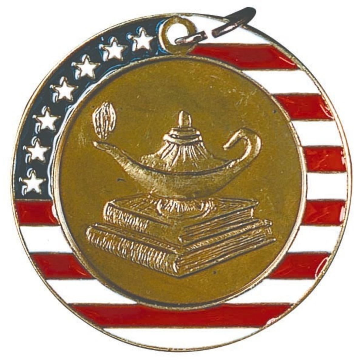 Knowledge Stars & Stripes Medal, 2"