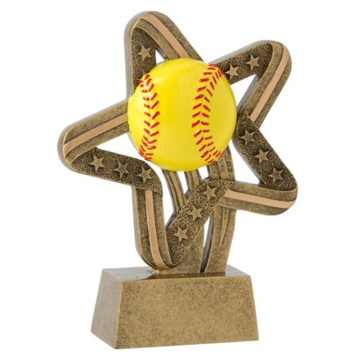 6" Softball Star Resin Award