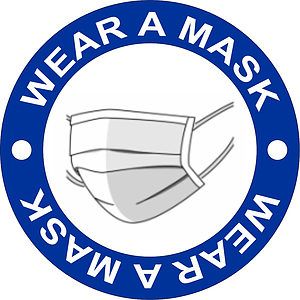 5" - Wear A Mask Sticker