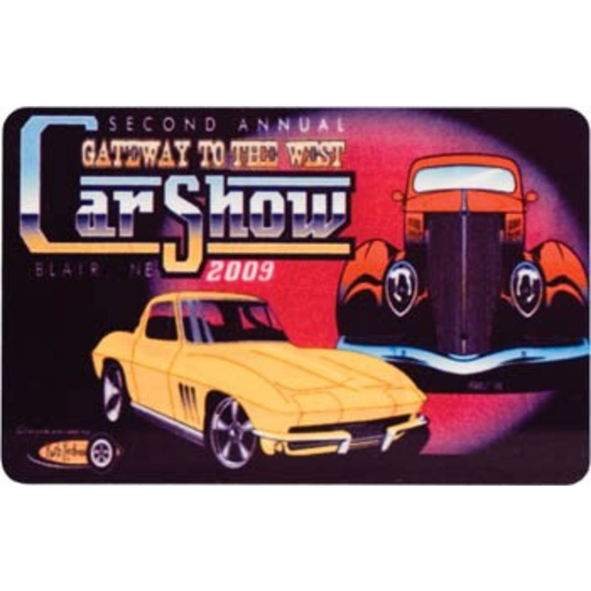 2" x 3" Full Color Aluminum Gloss Name Badge