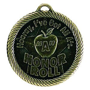 "A" Honor Roll Value Medal