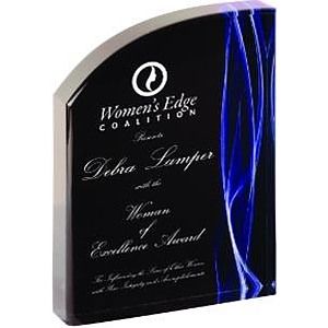 Blue Vapor Wave Acrylic Awards