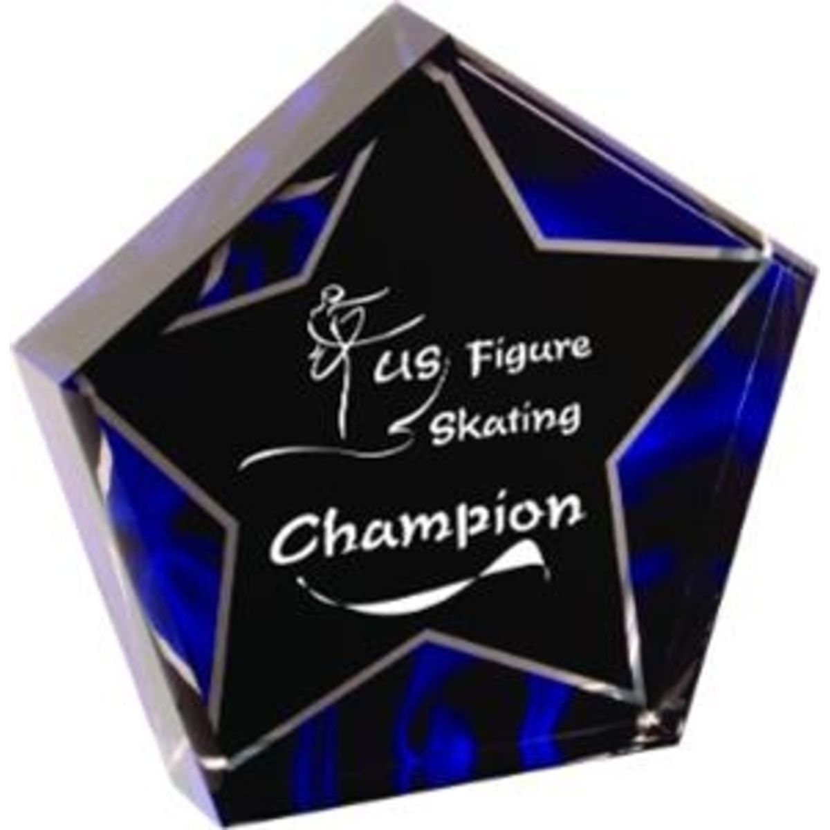 Blue Velvet Star Acrylic Awards