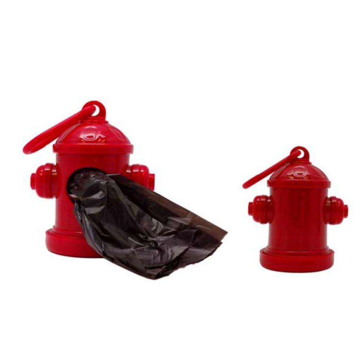 Red Fire Hydrant Bag Dispenser