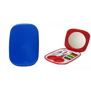 Blue Compact Sewing Kit