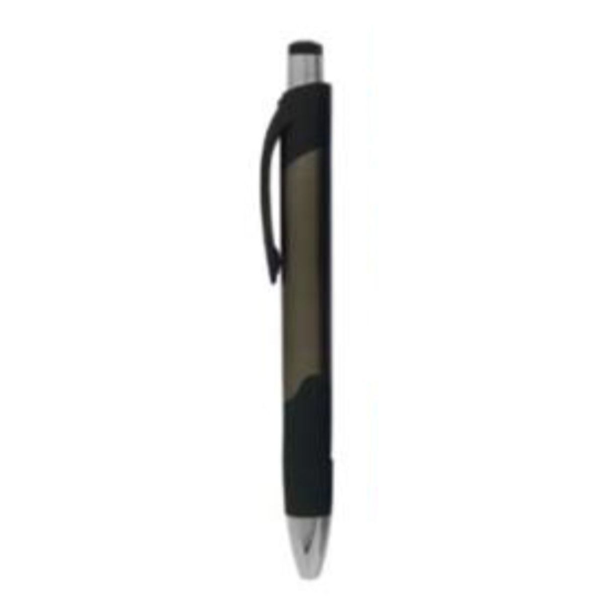 Black Pad Printed Plastic Ball Point Pen