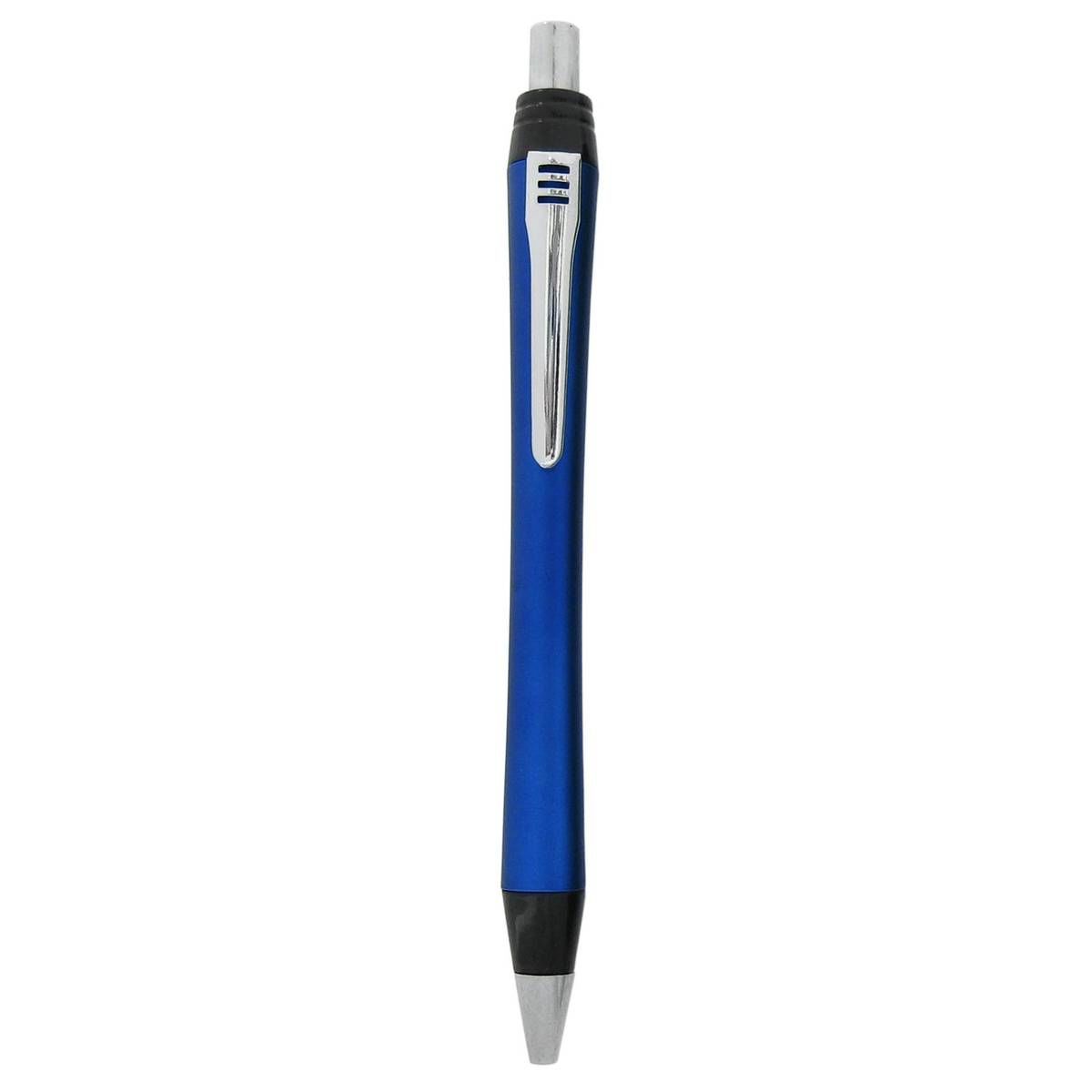 Blue Pad Printed Plastic Ball Point Pen (Discontinued)