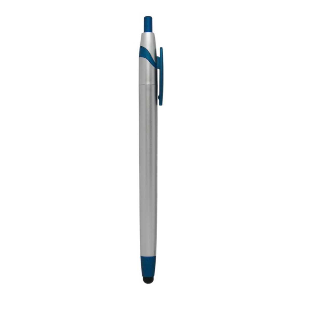 Blue/Silver Stylus Click Pen