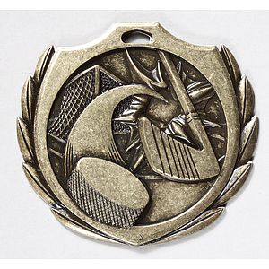 Hockey Burst Medal 2 1/4"